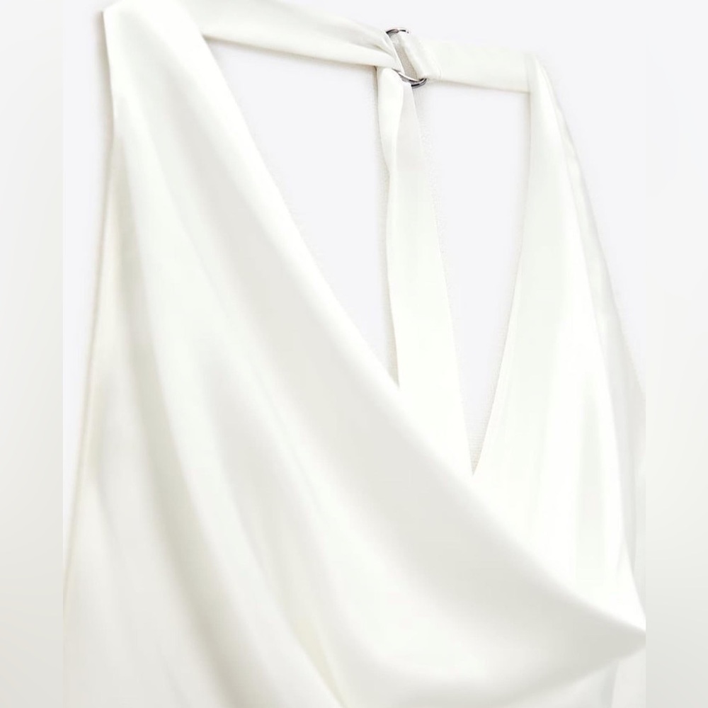 Zara Satin Jumpsuit - Picture 3 of 7